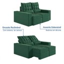 Ver imagem 5 de Sofá Retrátil e Reclinável 3 Lugares 180cm Embaúba Extra CabeCasa MadeiraOriginals