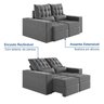 Sofá Retrátil e Reclinável 3 Lugares 180cm Embaúba Extra CabeCasa MadeiraMadeira - 5