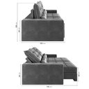 Ver imagem 4 de Sofá Retrátil e Reclinável 3 Lugares 180cm Embaúba Extra CabeCasa MadeiraOriginals