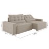 Sofá Retrátil e Reclinável 4 Lugares 280cm Embaúba Extra CabeCasa MadeiraOriginals - 3