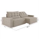 Ver imagem 3 de Sofá Retrátil e Reclinável 4 Lugares 280cm Embaúba Extra CabeCasa MadeiraOriginals