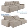 Sofá Retrátil e Reclinável 4 Lugares 280cm Embaúba Extra CabeCasa MadeiraOriginals - 5