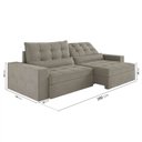 Ver imagem 3 de Sofá Retrátil e Reclinável 4 Lugares 280cm Embaúba Extra CabeCasa MadeiraOriginals