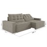 Sofá Retrátil e Reclinável 4 Lugares 280cm Embaúba Extra CabeCasa MadeiraOriginals - 3
