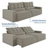 Sofá Retrátil e Reclinável 4 Lugares 280cm Embaúba Extra CabeCasa MadeiraOriginals - 5