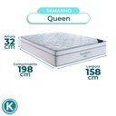 Ver imagem 5 de Box Baú Blindado Marrom + Colchão Queen Freedom Ortobom