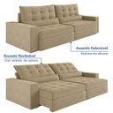 Ver imagem 5 de Sofá Retrátil e Reclinável 4 Lugares 290cm Embaúba Extra CabeCasa MadeiraOriginals