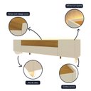 Ver imagem 5 de Rack para Tv até 85 Polegadas com Led com Pés Vidro Infinity 228cm 100% Mdf