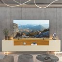 Ver imagem 6 de Rack para Tv até 85 Polegadas com Led com Pés Vidro Infinity 228cm 100% Mdf
