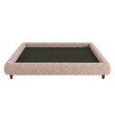 Ver imagem 2 de Cama Box Queen Nami com Pés de Madeira Linho Rosa Claro Casa Tem 176cm