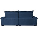 Ver imagem 6 de Sofá Retrátil e Reclinável 2,95m Cama inBox Big Fresh com SoftGel D40 Velupluma Azul