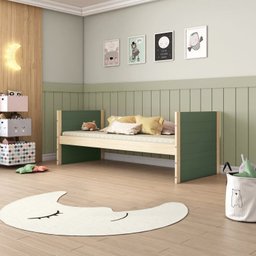 Bicama Solteiro Infantil Garden com Grades Casatema - 4