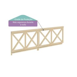 Bicama Solteiro Infantil Garden com Grades Casatema - 15
