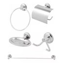 Ver imagem 1 de Kit Acessórios para Banheiro 5 Peças Faetto Aço Inox Hidrolar