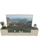 Ver imagem 7 de Rack para Tv até 85 Polegadas com Led com Pés Vidro Infinity 228cm