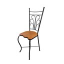 Ver imagem 7 de Cadeira de Jantar para Mesa de Chá Conjunto com 4 Estilo Industrial Rustica Ferro e Madeira