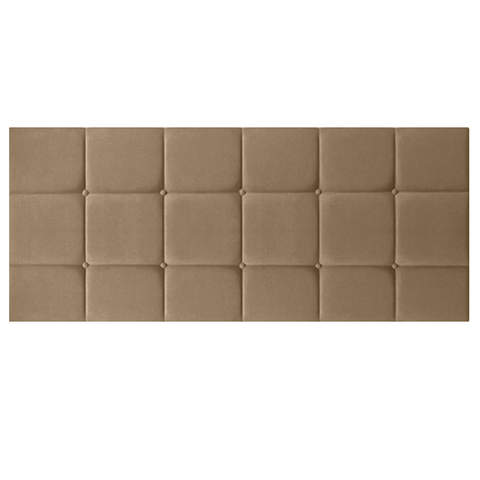 Cabeceira Suspensa Almofada Cama Casal Box Queen King 160x55 Modelo Calipha Bege