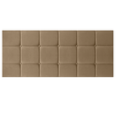 Ver imagem 1 de Cabeceira Suspensa Almofada Cama Casal Box Queen King 160x55 Modelo Calipha Bege
