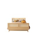 Ver mais imagens de Cama Infantil Montessoriano Casal Lift em Madeira Maciça com Rattan Casatema MadeiraOriginals