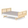 Cama Infantil Montessoriano Casal Lift em Madeira Maciça com Rattan Casatema - 3