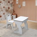 Ver mais imagens de Conjunto Infantil Mesa e Cadeira Anjo de Casa