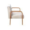 Ver imagem 6 de Namoradeira Anita Sofá 2 Lugares Moderna Braço Madeira