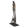 Escultura Mulher e Dog em Resina Casa Fraga - 2