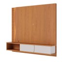 Ver imagem 7 de Estante Painel Home Suspenso Tv 65 Polegadas com Iluminação 1.657.a0 Egeu Colibri