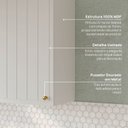 Ver imagem 7 de Armário Aéreo Planejado 1 Porta 40cm Marselha CabeCasa MadeiraOriginals Branco