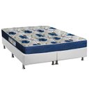 Ver imagem 1 de Cama Box Queen: Colchão Anatômico Ortobom D28/EP Fort Tech ISO 60 + Base CRC Courano White(158x198)