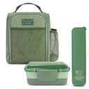 Ver imagem 1 de Kit Bolsa Térmica, Marmita, Porta Talheres Joy Verde