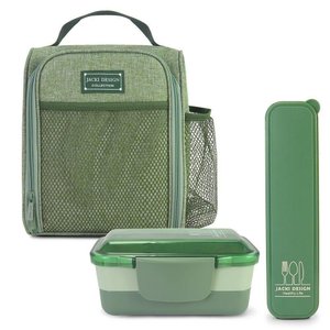 Kit Bolsa Térmica, Marmita, Porta Talheres Joy Verde