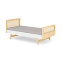 Ver imagem 5 de Cama Infantil Solteiro Montessoriana Lift em Madeira Maciça com Rattan Casatema MadeiraOriginals Bege/Branco/Marrom