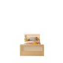 Ver imagem 7 de Cama Infantil Solteiro Montessoriana Lift em Madeira Maciça com Rattan Casatema MadeiraOriginals Bege/Branco/Marrom