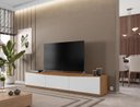 Ver imagem 3 de Rack para TV Eros 1,80m Cedro/Branco - Casa D