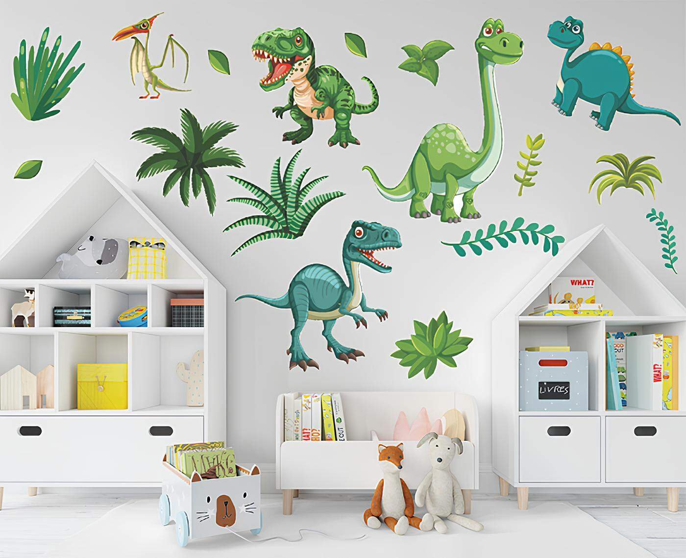 Adesivo de Parede Dinossauro Mod06:60 X 60 Cm | MadeiraMadeira