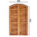 Ver imagem 3 de Porta Balcão Itauba Abrir em Arco 1,00 X 2,10 Rodam
