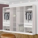 Ver imagem 1 de Closet Casal sem Portas 4 Gavetas Florença Minastex Branco