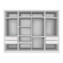 Ver imagem 5 de Closet Casal sem Portas 4 Gavetas Florença Minastex Branco