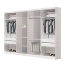 Ver imagem 6 de Closet Casal sem Portas 4 Gavetas Florença Minastex Branco