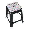Banqueta Plástica com Label para Área Preta Floral Aqplast - 1