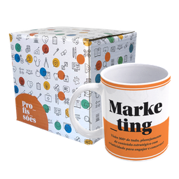 Caneca De Porcelana Profissões - Marketing - 3 Caneca De Porcelana Profissões - Marketing - 3