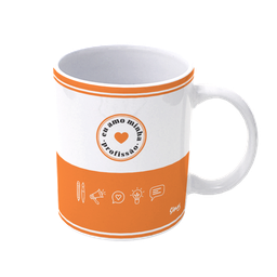 Caneca De Porcelana Profissões - Marketing - 1 Caneca De Porcelana Profissões - Marketing - 1