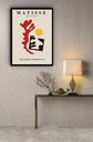 Ver imagem 1 de Quadro Decorativo Matisse Abstrato - 70x50cm:moldura Preta