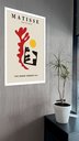 Ver imagem 2 de Quadro Decorativo Matisse Abstrato - 70x50cm:moldura Preta