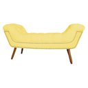 Ver imagem 4 de Recamier Sofá Divã Namoradeira Sienna 195cm King Suede
