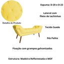Ver imagem 3 de Recamier Sofá Divã Namoradeira Sienna 195cm King Suede