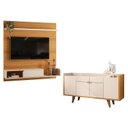 Ver imagem 1 de Painel para Tv Suspenso Evo com Buffet Melodia Cinamomo Off White – Hb Móveis