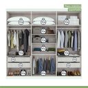 Ver imagem 6 de Conjunto de Guarda-Roupa Casal e Cômoda 6 Portas 12 Gavetas Alonzo e Toronto Branco