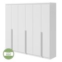 Ver imagem 7 de Conjunto de Guarda-Roupa Casal e Cômoda 6 Portas 12 Gavetas Alonzo e Toronto Branco